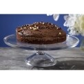 Olympia Glass Cake Stand Base - With Cake
