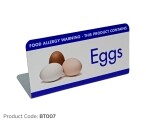 Buy Food Allergy Eggs Buffet Tent Notices from Smart Hospitality Supplies