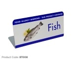 Buy Food Allergy (Fish) Buffet Tent Notices from Smart Hospitality Supplies