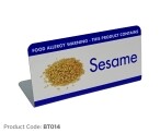 Buy Sesame Allergy Food Buffet Tent Notices from Smart Hospitality Supplies