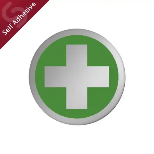 First Aid Door Sign Disc