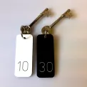 Numerically Engraved Hotel Key Tags