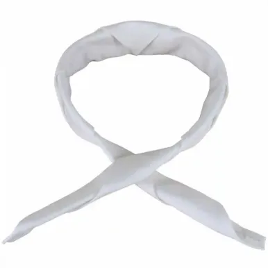 Whites Neckerchief White