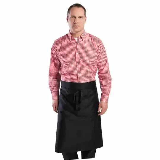 Uniform Works Mens Gingham Shirt Red M