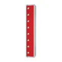 Elite Eight Door Electronic Combination Locker Red