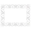 Fiesta Paper Doily Rectangular