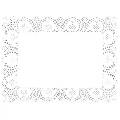 Fiesta Paper Doily Rectangular