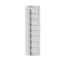 Elite Personal Effects Locker 8 Door Grey Padlock