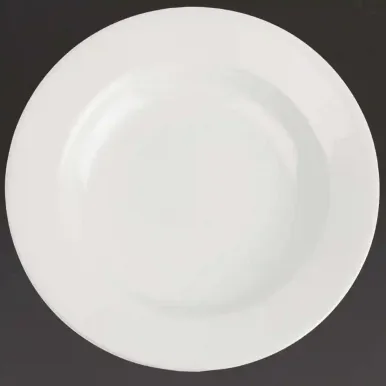 Royal Porcelain Classic White Wide Rim Plates 160mm