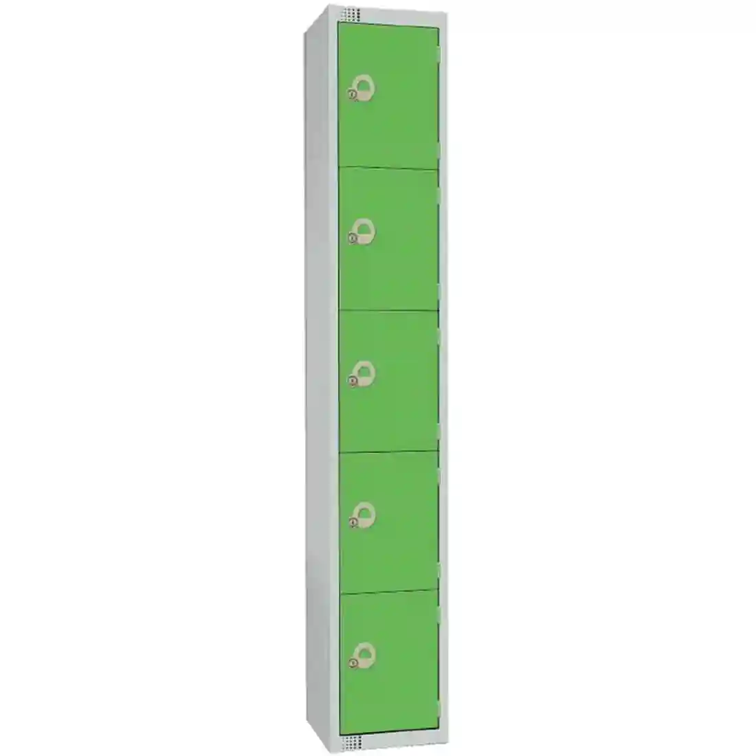 Elite Six Door Manual Combination Locker Locker White