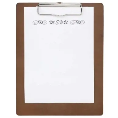 Wooden Menu Presentation Clipboard A5