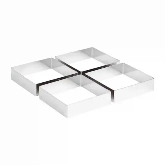 Matfer Mozaik Square Tartlet Set of 4