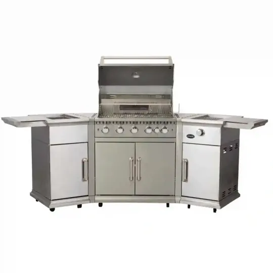 Lifestyle Bahama Island Gas BBQ c/w Rotisserie & Cover LFS680P