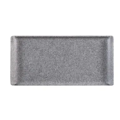 Churchill Melamine Rectangular Tray Granite 300mm