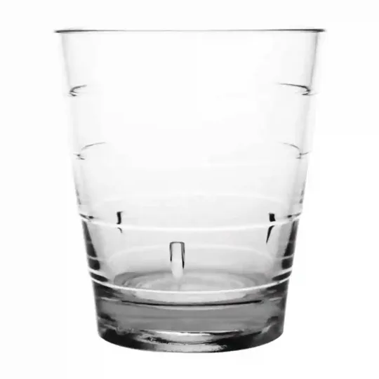 Kristallon Polycarbonate Ringed Tumbler Clear 285ml