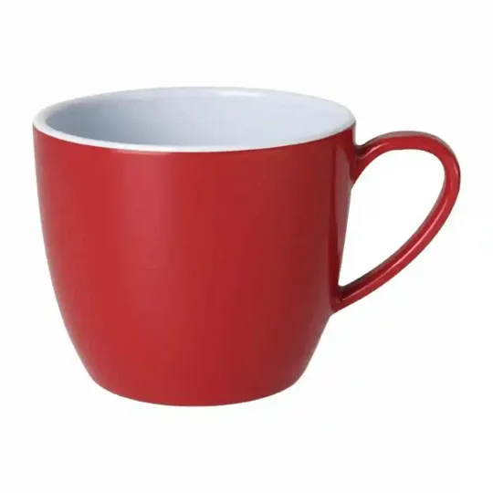 Kristallon Gala Colour Rim Melamine Mug Red 285ml