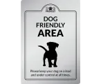 Dog Friendly Area Interior Sign