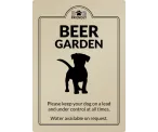 Dog Friendly Beer Garden - Exterior Sign