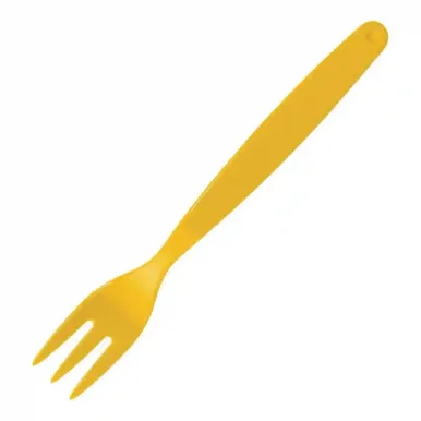 Kristallon Polycarbonate ForkYellow