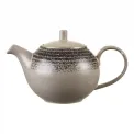 Churchill Studio Prints Homespun Charcoal Black Teapot 426ml 15oz
