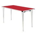 Gopak Contour Folding Table Red 4ft