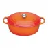 Le Creuset Cast Iron Oval Casserole 25cm 3.2L Volcanic
