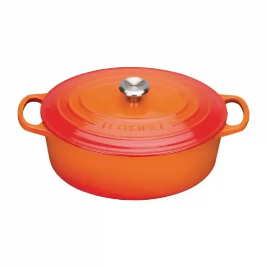 Le Creuset Cast Iron Oval Casserole 27cm 4.1L Volcanic