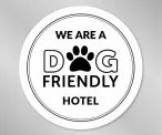 We are a Dog Friendly Window Sticker - Smart Hospitality Supplies