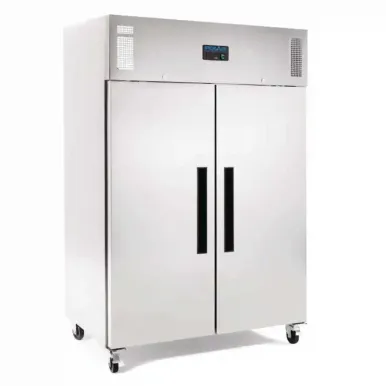 Polar Double Door Freezer Stainless Steel 1200Ltr