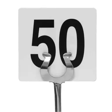 Plastic Table Number Inserts