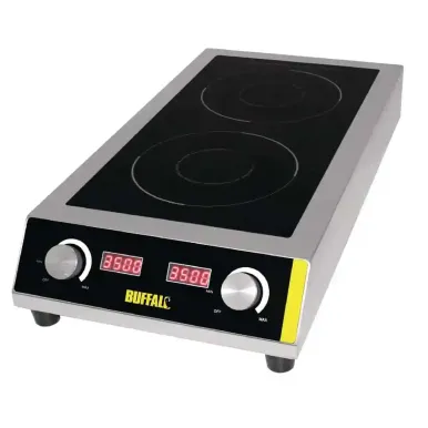 Buffalo Heavy Duty Double Induction Hob