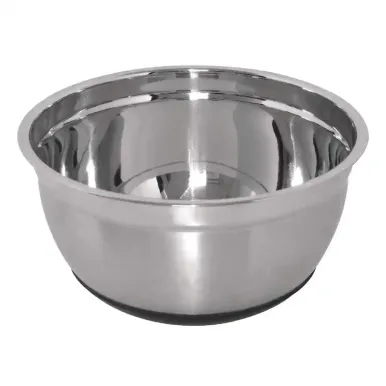 Vogue Stainless Steel Bowl with Silicone Base 5Ltr