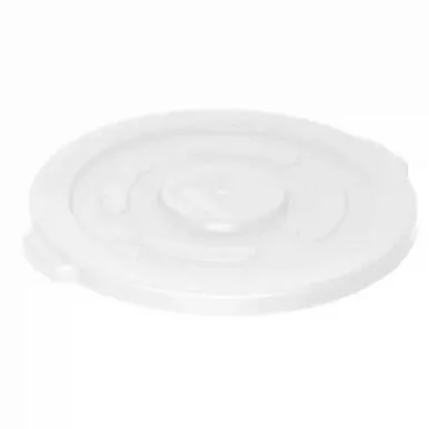 Vogue White Round Container Bin Lid Large