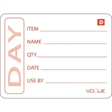 Dissolvable Vogue Prepared Food Labels