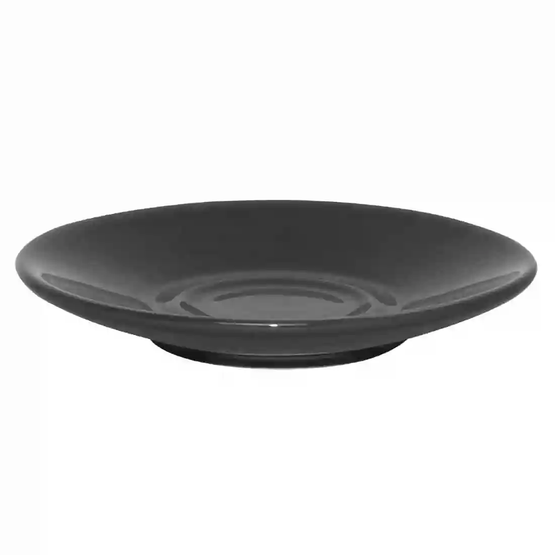 Olympia Cafe Espresso Saucers Charcoal 116.5mm