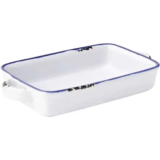 Utopia Avebury Blue Small Rectangular Dish 175mm