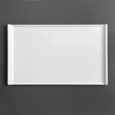 Kristallon Melamine Platter White 300 x 250mm