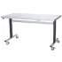 Parry Stainless Steel Adjustable Height Table Wide Electric Mobile 1500mm
