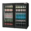 Autonumis Popular Double Hinged Door 3Ft Back Bar Cooler Black A215179