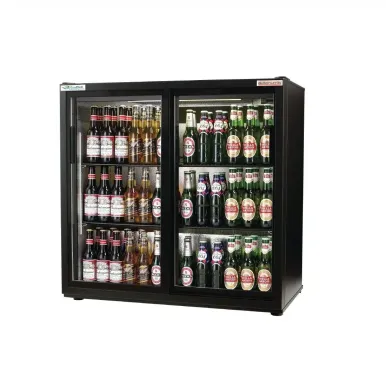 Autonumis EcoChill Double Sliding Door Maxi Back Bar Cooler