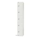 Elite Five Door Electronic Combination Locker White