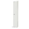 Elite Single Door Coin Return Locker with Sloping Top White