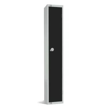 Elite Single Door Manual Combination Locker Locker Black