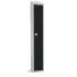 Elite Single Door Manual Combination Locker Locker Black with sloping top
