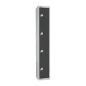 Elite Four Door Coin Return Locker Graphite Grey