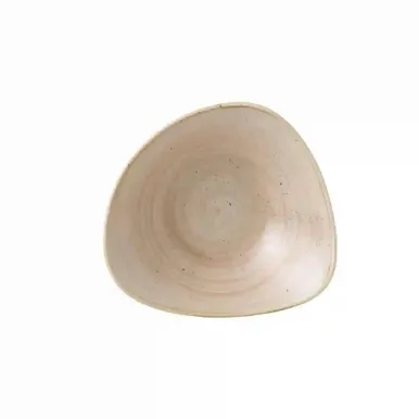 Churchill Stonecast Triangle Bowl Nutmeg Cream 235mm