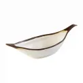 APS Crocker Leaf Bowl Cream. 420mm length