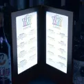 Illuminated Personalised Restaurant LED Menu Covers - Image 3