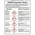 Vogue COSHH Regulations Sign