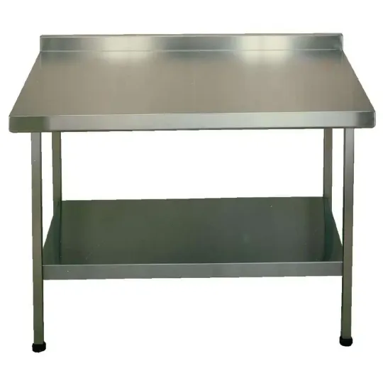 Franke Sissons Stainless Steel Wall Table with Upstand 900x650mm